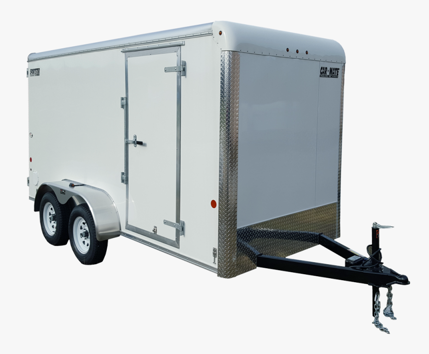 Car Mate Trailers 7 X 14 Hd Sportster Enclosed Cargo - Front Trailer, HD Png Download
