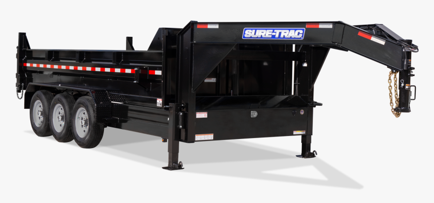 Hd Low Profile Tri-axle Dump - Sure Trac Dump Trailer, HD Png Download