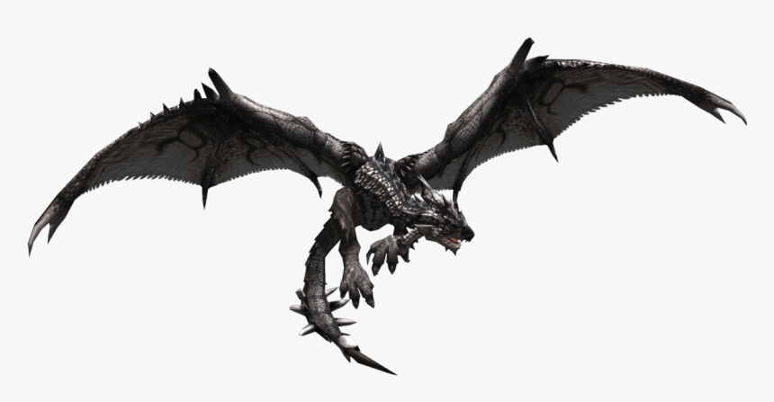 Monster Hunter Black Rathalos , Png Download - Monster Hunter Silberner Rathalos, Transparent Png