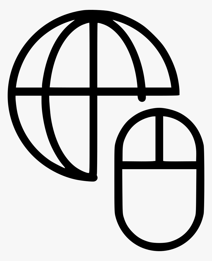 Mouse Globe Connect - Online And Offline Icon, HD Png Download