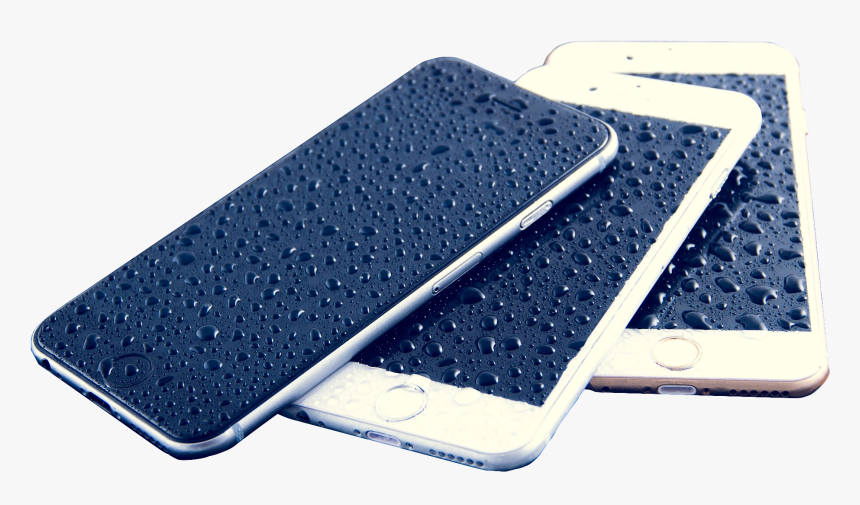 Iphone Wallpaper 4k , Png Download - Phone In The Rain, Transparent Png