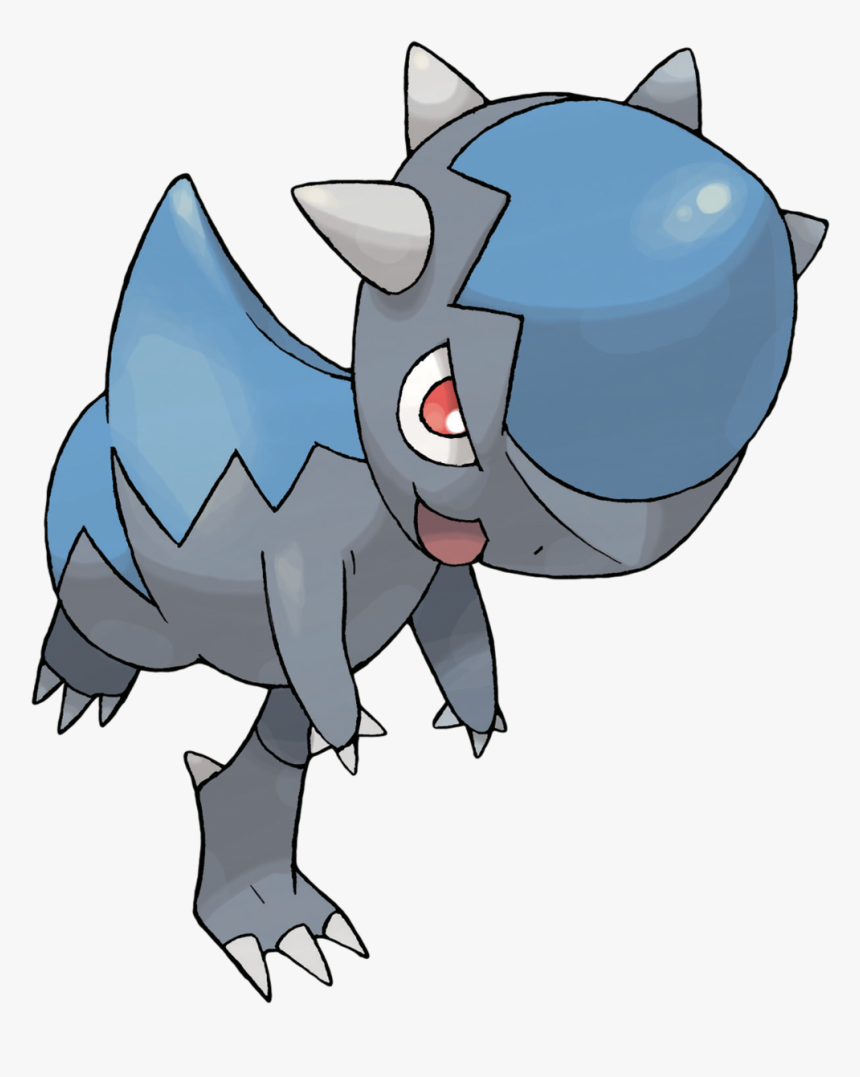 Cranidos Sugimori Artwork - Pokemon 408, HD Png Download