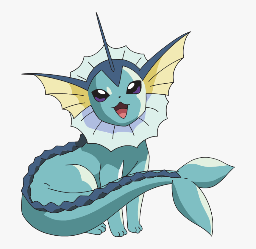 Vaporeon Pokemon Eeveelutions, HD Png Download