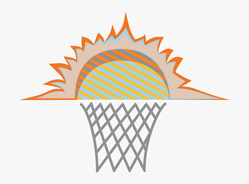 Phoenix Suns Basketball - Illustration, HD Png Download