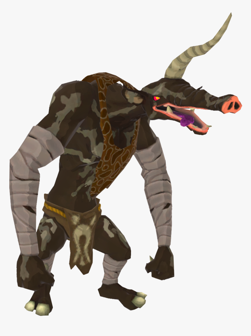 Botw Black Moblin Model - Moblin Breath Of The Wild, HD Png Download