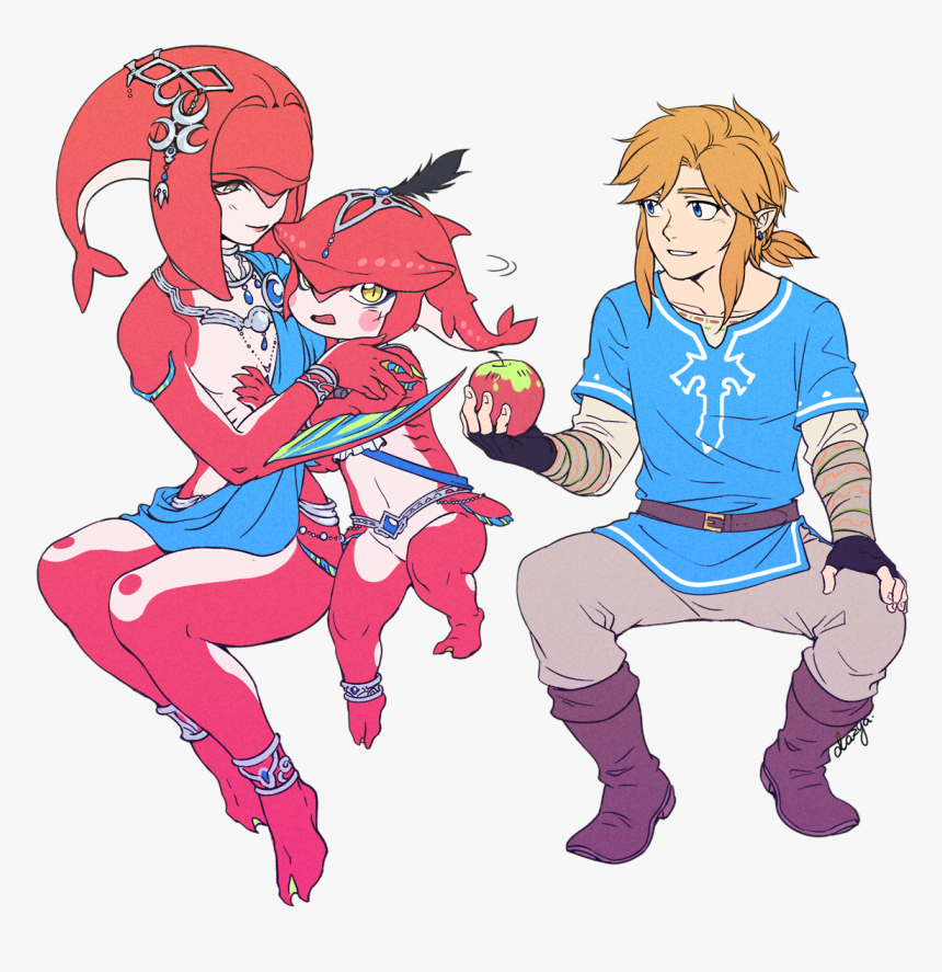 Old Mipha X Link, HD Png Download