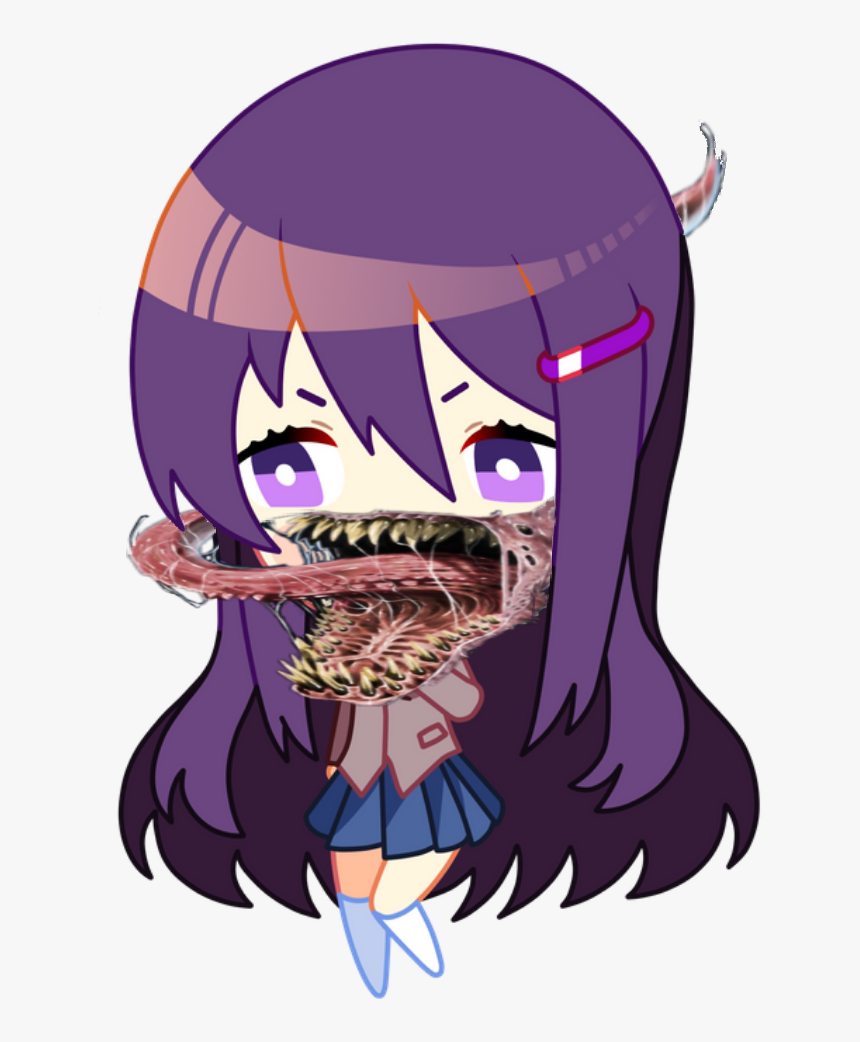 Funangry Chibi, But She S Also Venom - Yuri Doki Doki Chibi, HD Png Download