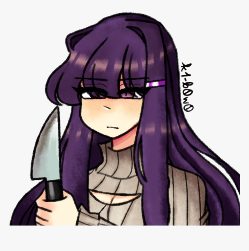 Doki Doki Literature Club Ddlc Yuri Ddlc Doki Doki - Cartoon, HD Png Download