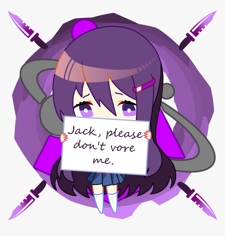 Clip Art Ddlc Yuri Clipart - Yuri Ddlc Fanart Creepy, HD Png Download