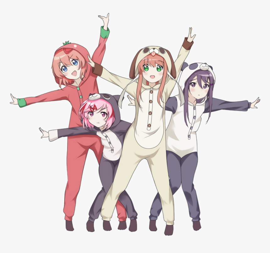 Happy Dokidoki Literature Club, HD Png Download