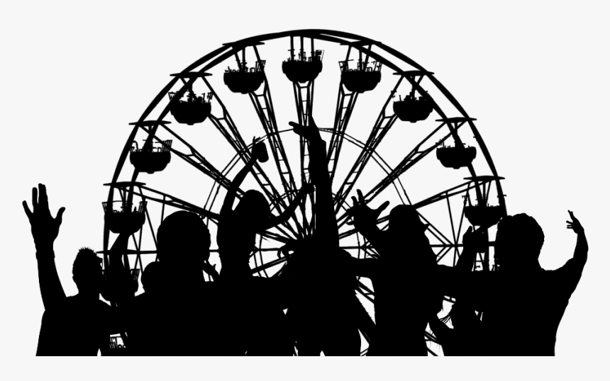 Finders Keepers Mr - Outline Ferris Wheel, HD Png Download