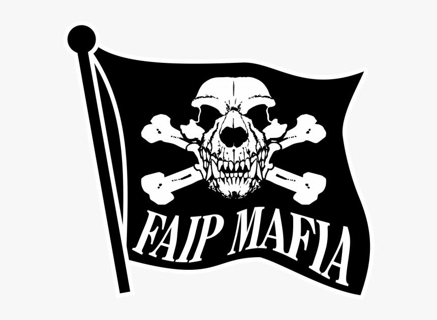 86 Fts Wolf Skull - Flag, HD Png Download