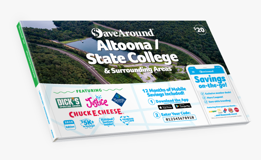 Altoona / State College, Pa 2020 Savearound® Coupon, HD Png Download