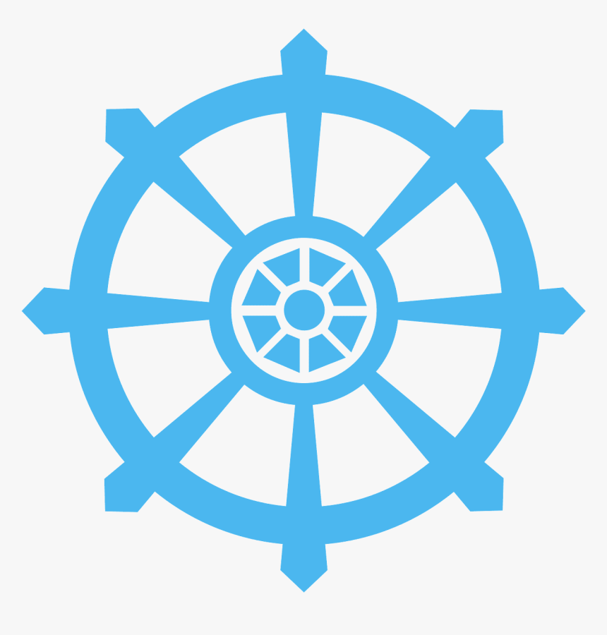 Dharma Wheel Png, Transparent Png
