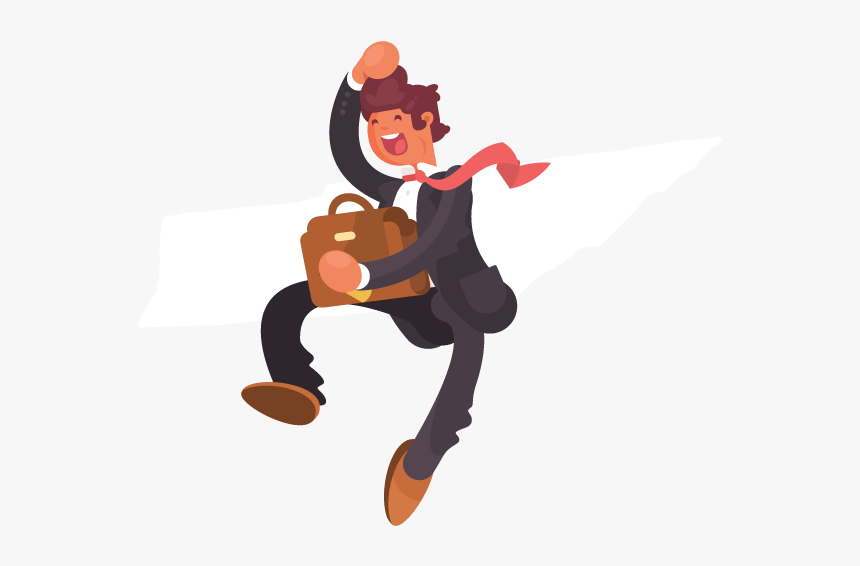 A Businessman In Front Of An Outline Of Tennessee - Business, HD Png Download