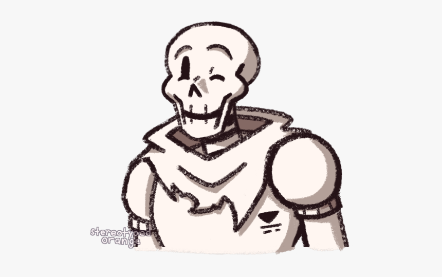 Cool Spooky Skeleton - Sketch, HD Png Download