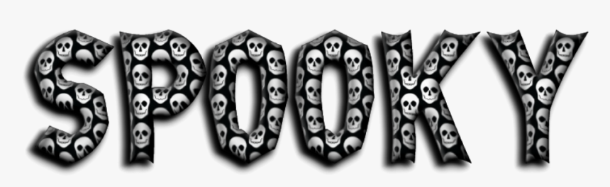 #sticker #text #spooky #skeleton #halloween #mycreation - Illustration, HD Png Download