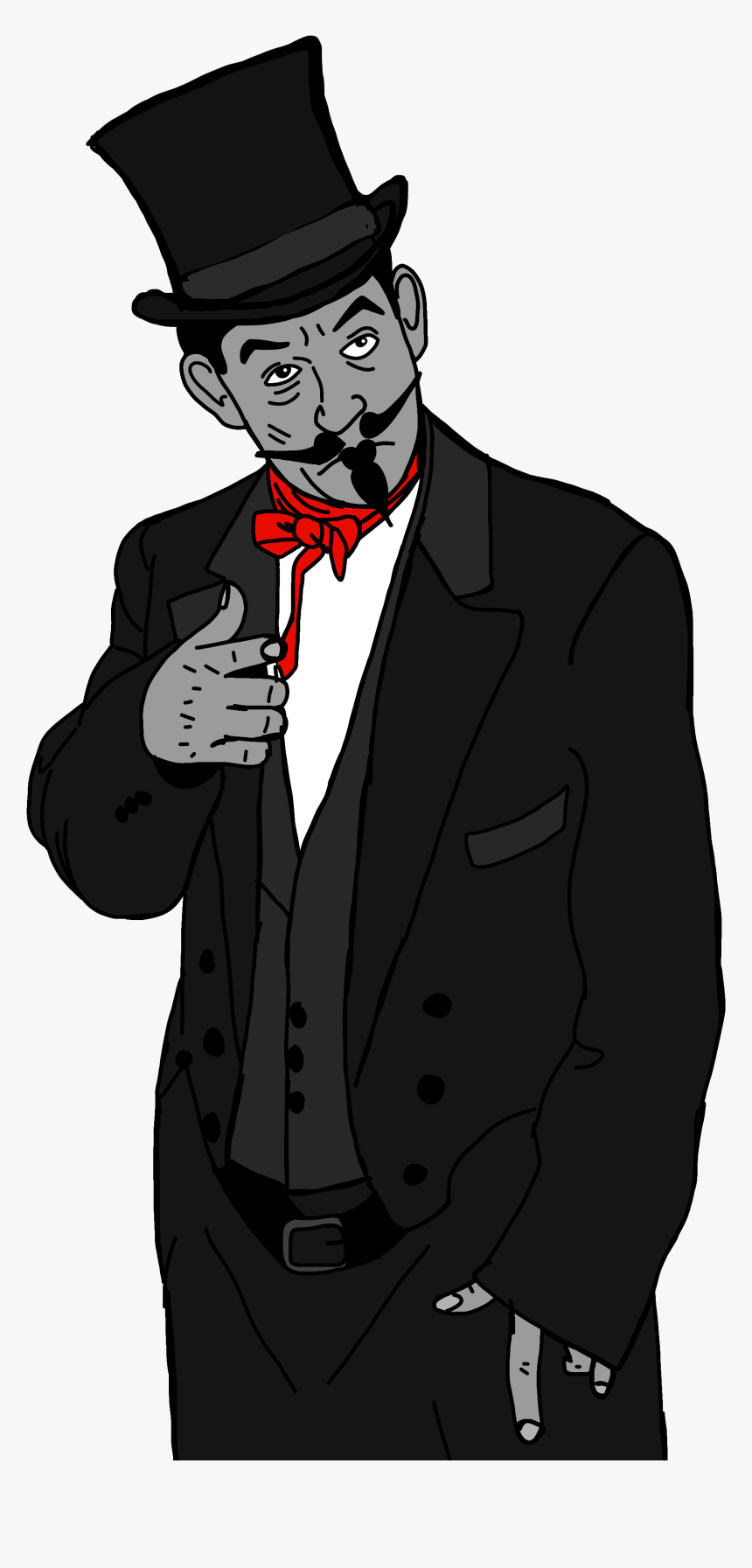 Black & White Movie Star Drawing - Cartoon, HD Png Download