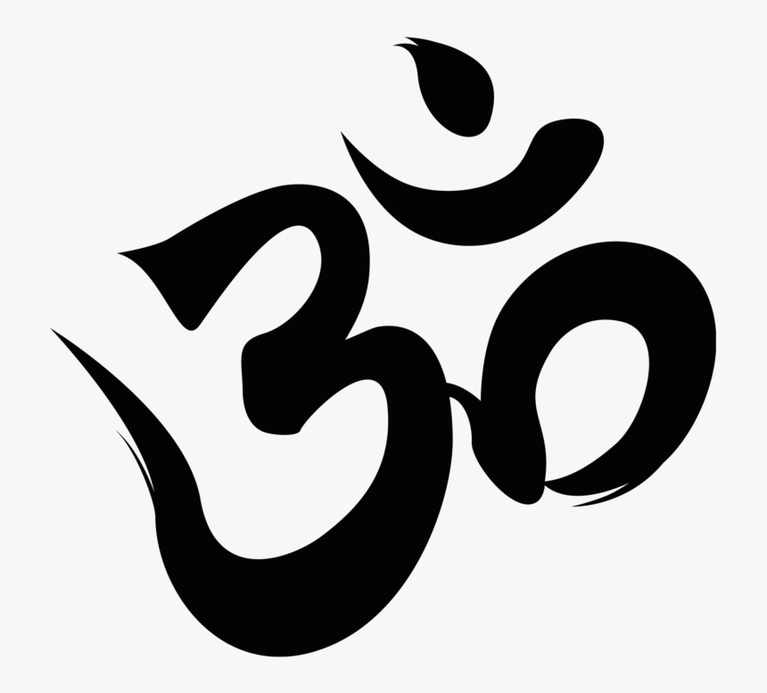 Joshua Carroll - Om Symbol Brush Stroke, HD Png Download