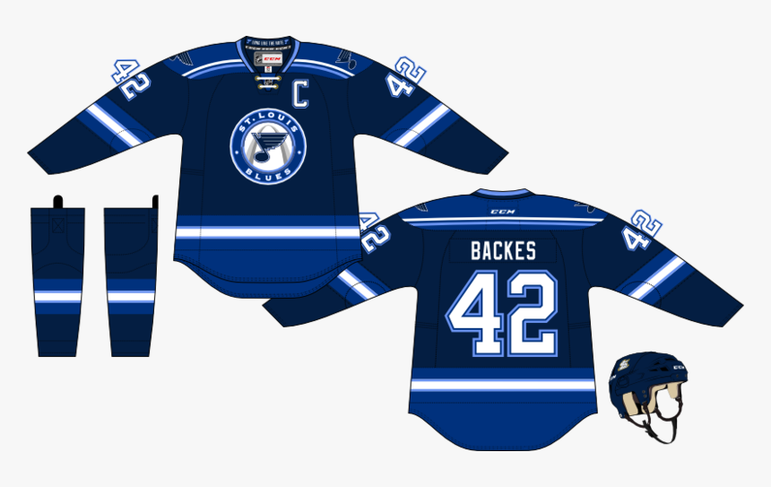 Bluesconcept3 - St Louis Blues Arch Jersey, HD Png Download