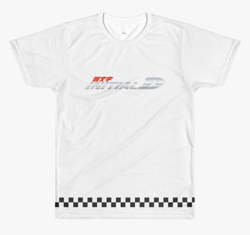 Inital D Checkered Flag Shirt - Идеи Для Надписи На Футболке, HD Png Download