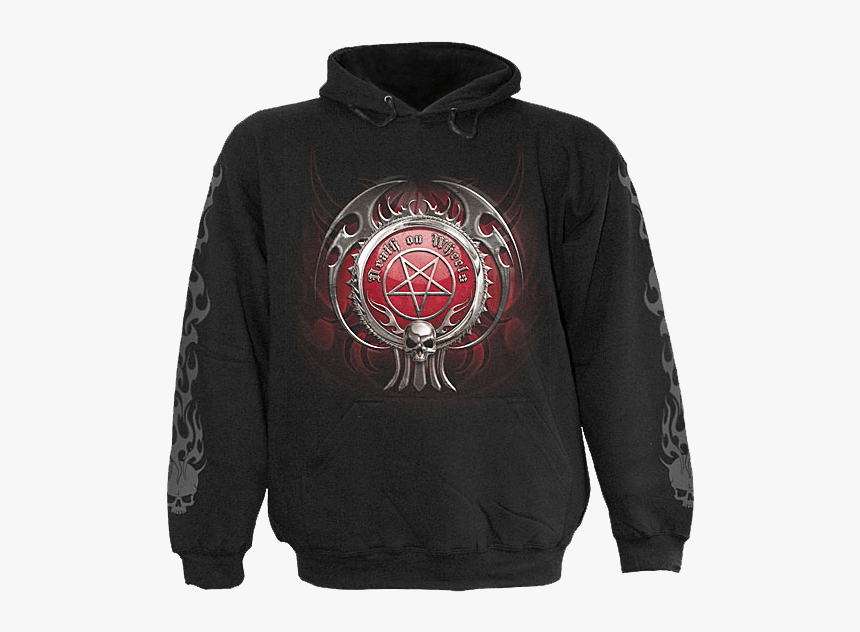 Death On Wheels Hot Rod Hoodie - Hoodie, HD Png Download