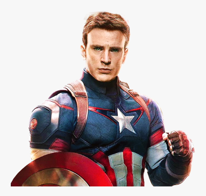 Captain Superhero Avenger Evans Character Fictional - Chris Evans Captain America Png, Transparent Png