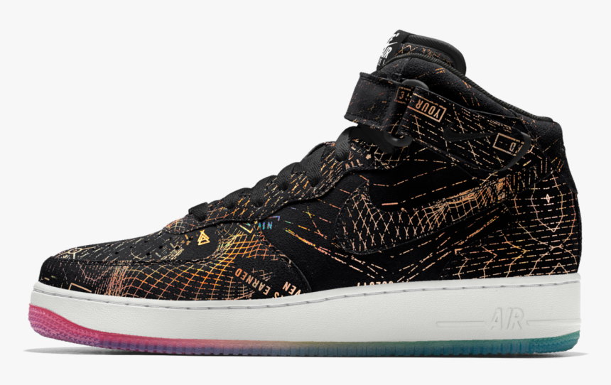 Men S Nike Air Force 1 High Premium White & - Nike Air Force 1 High Race, HD Png Download