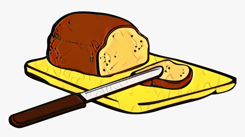 Clip Art Sliced Bread Vector Graphics Loaf - Bread And Knife Clipart, HD Png Download