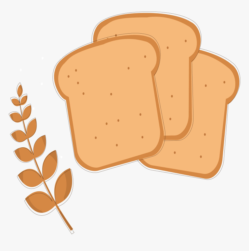 Bread Design Png Clipart , Png Download - Clipart Bread, Transparent Png