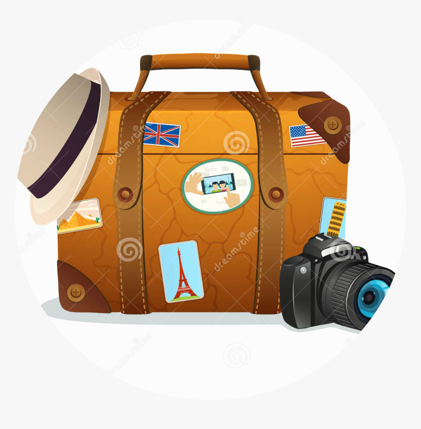 Vintage Suitcase Icon , Png Download - Suitcase Around The World, Transparent Png