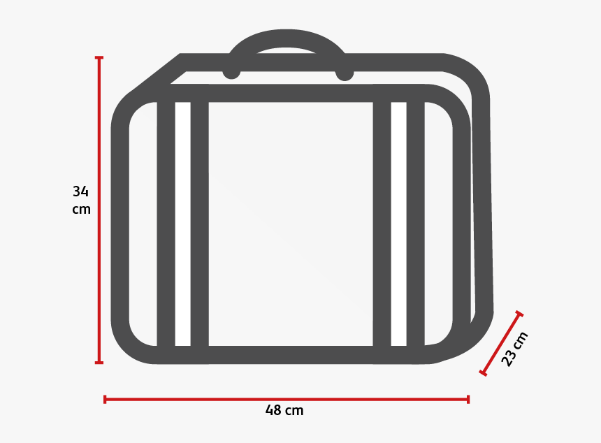 Luggage Dimensions - Illustration, HD Png Download