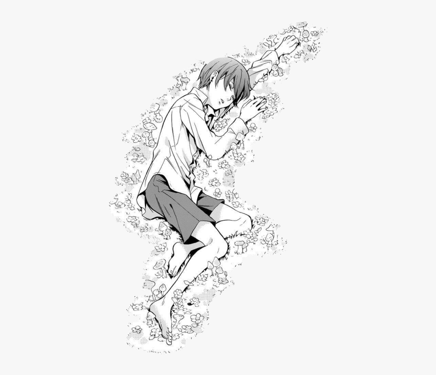 ““transparent Ciel Lying In A Bed Of Flowers For Your - Kuroshitsuji Manga Ciel 138, HD Png Download