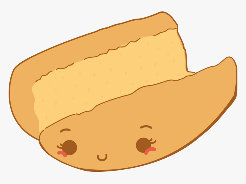 Bread Hotdog Marian By Hittendesign - Hot Dog Bread Cartoon, HD Png Download