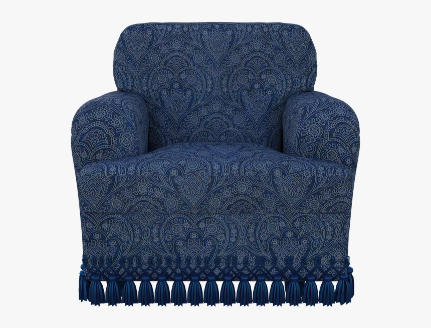 Chair, Ruffles, Seat, Fabric, Furniture, Cushion - Club Chair, HD Png Download