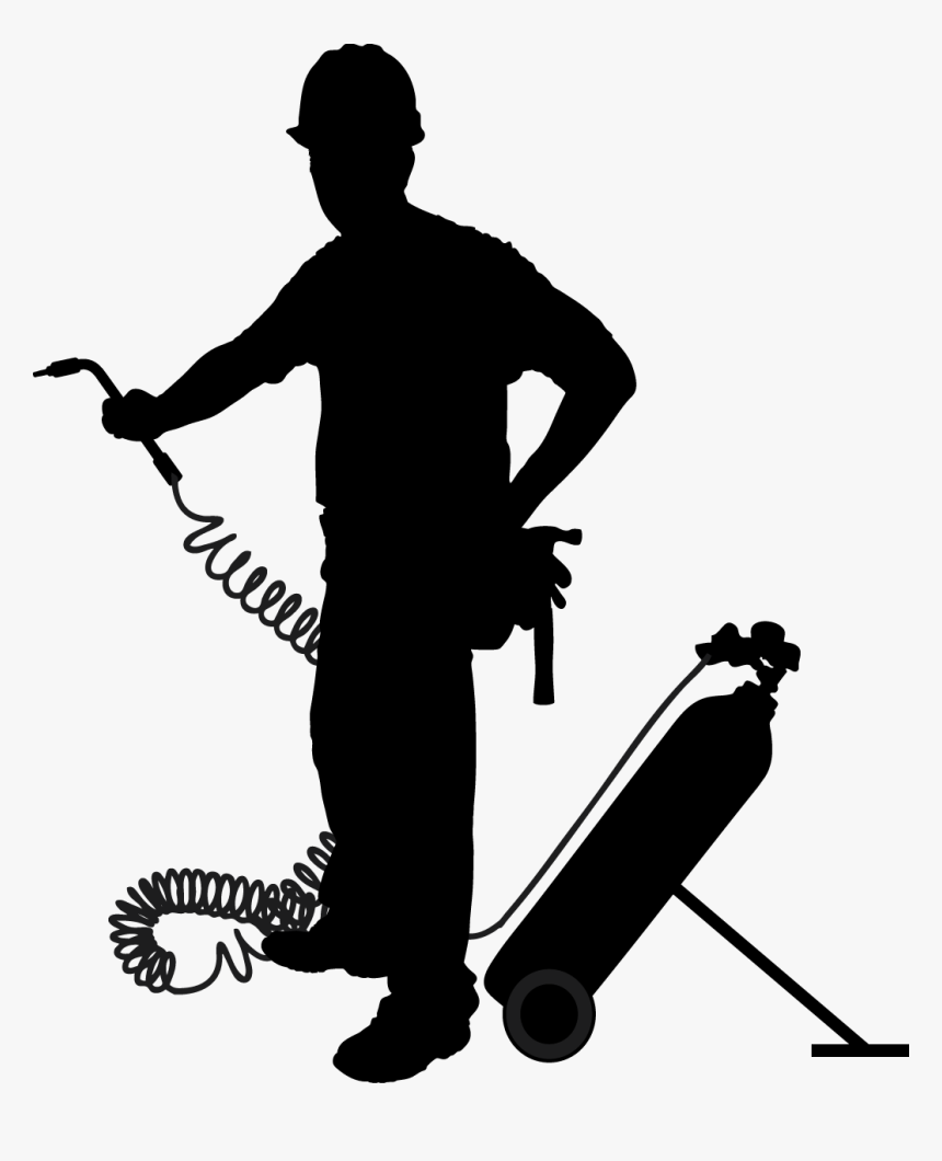 Transparent Construction Worker Silhouette Png - Electrical Workers Silhouette, Png Download