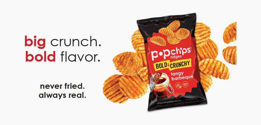 Ridges Category Hero - Pop Chips, HD Png Download