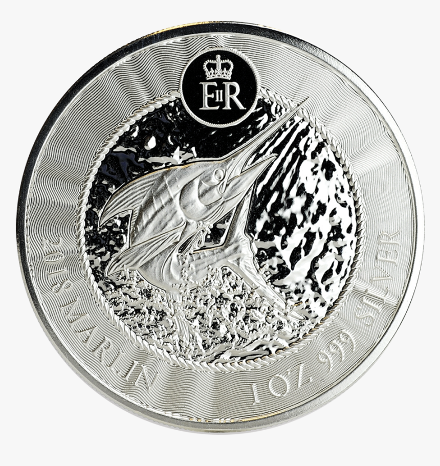 1 Oz Cayman Islands Marlin Silver Coin 2019, HD Png Download