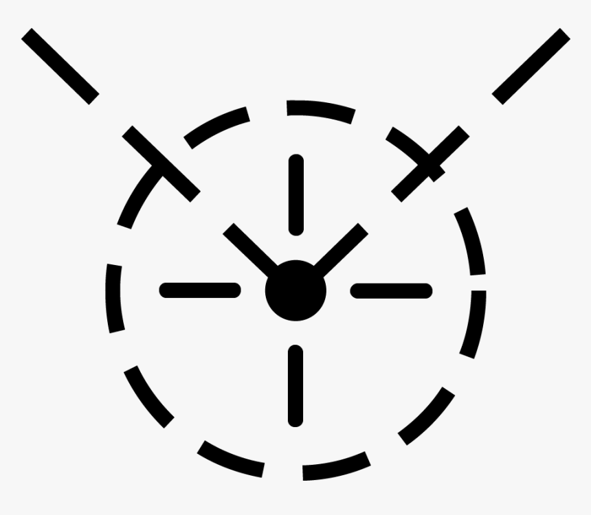 The Limits Of The Radar Scan Pattern In Azimuth Is - Wall Clock, HD Png Download