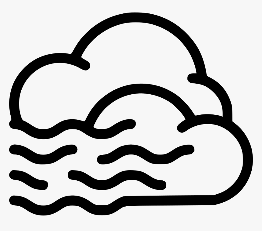 Foggy Cloud Icon, HD Png Download