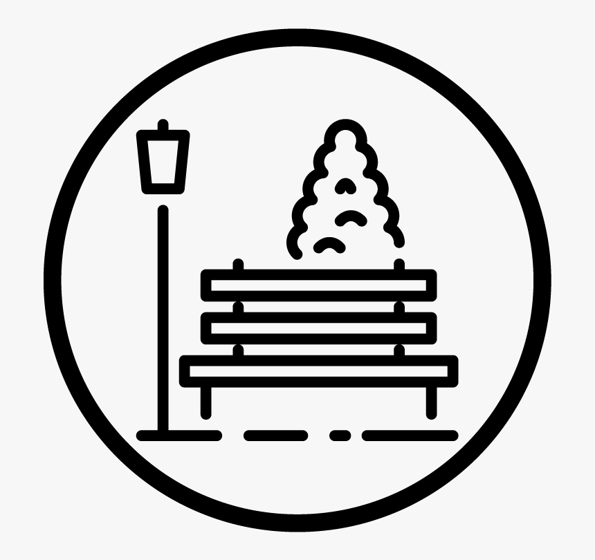 Central Park Icon Png Clipart , Png Download - Central Park Clip Art Black And White, Transparent Png