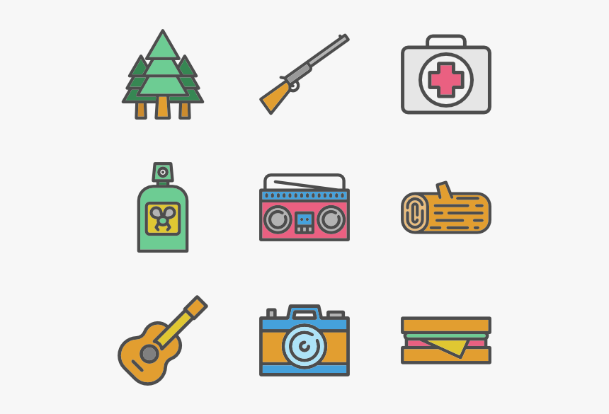 Camping Elements, HD Png Download