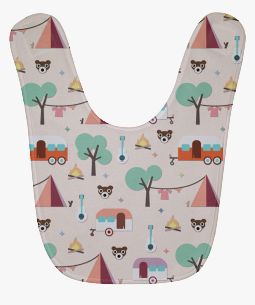 Camping Icon Pattern Baby Bibs - Insect, HD Png Download