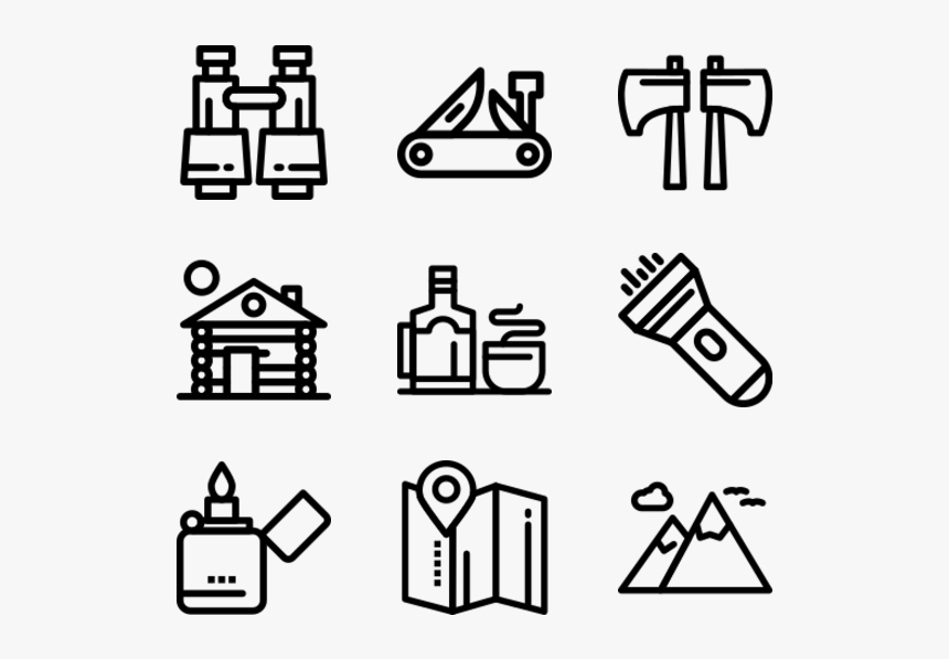 Tourism And Outdoor Recreation - Museum Icons, HD Png Download