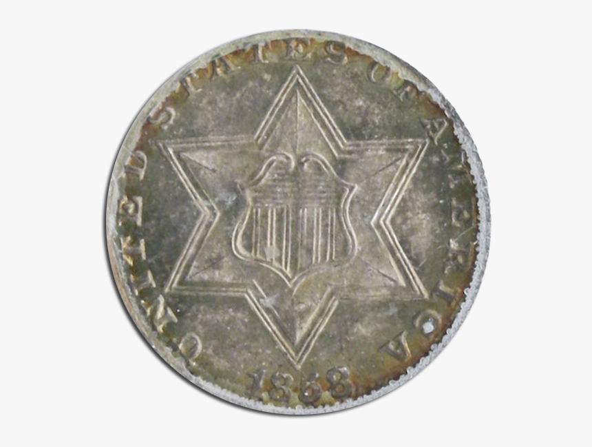 The Unusual Journey Of The Three-cent Silver Coin - Coin, HD Png Download