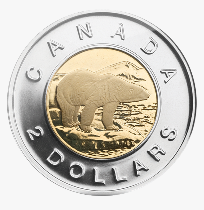 Silver Coin Png Image - Loonie And Toonie, Transparent Png