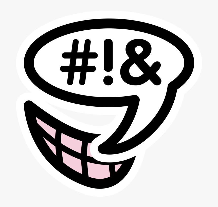 Emoticon,line Art,calligraphy - Language Clipart Png, Transparent Png