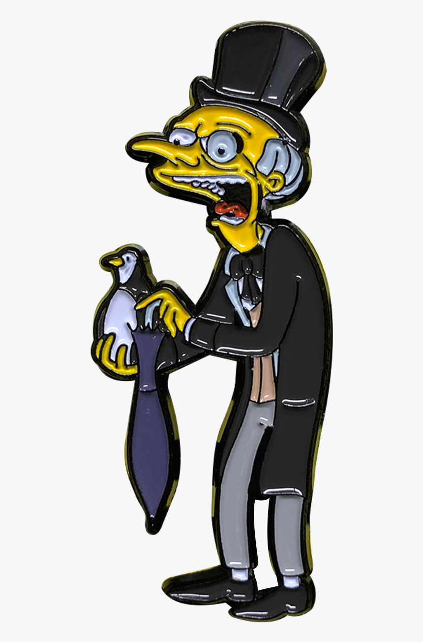 Burns X Batman Pin - Cartoon, HD Png Download