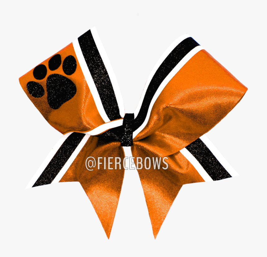 Mascot Border Twin Cheer Bow Fierce Bows - Mascot, HD Png Download
