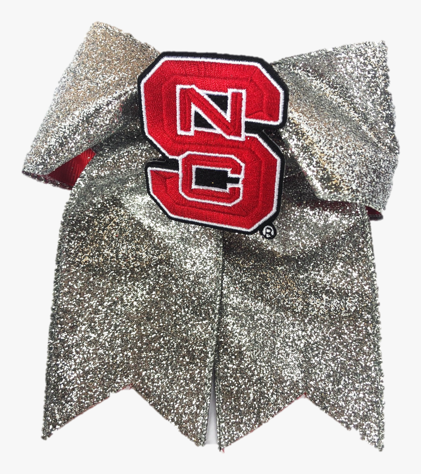 Nc State Wolfpack Glitzy Cheer Bow Red And White Shop - Nc State, HD Png Download